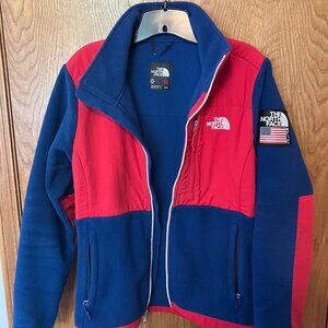 The North Face RU/14 Sochi 2014 USA Olympics Fleece Jacket Colorblock Denali - M